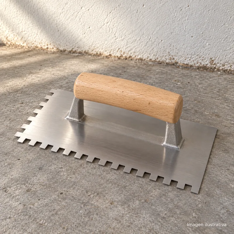 Llana Dentada Albañil 8X8