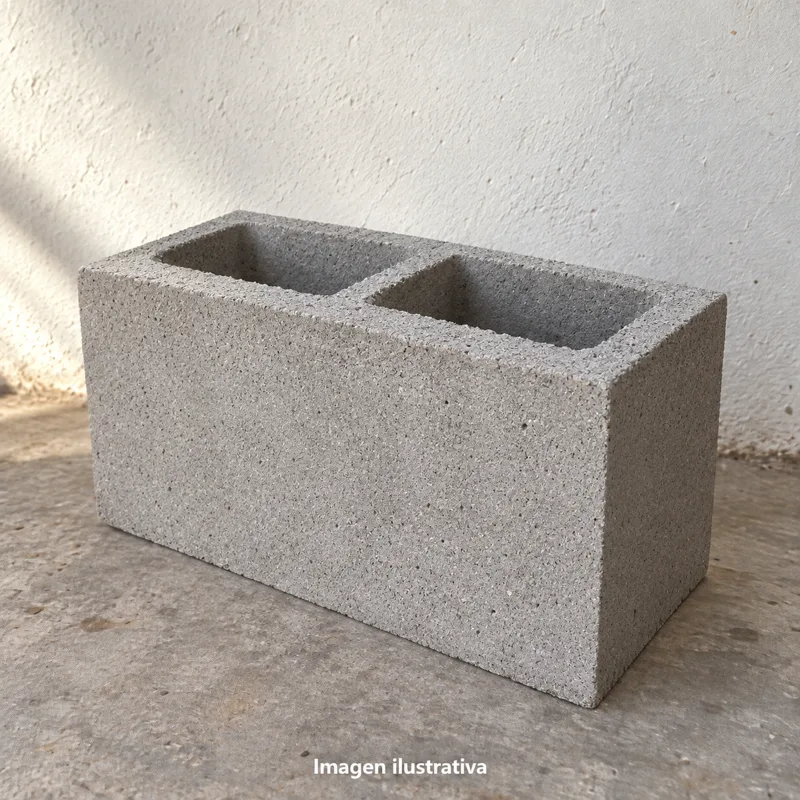 Bloque Hormigon Liso 20X20X40